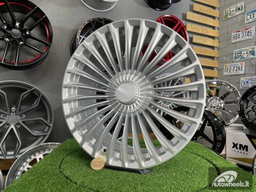 Ratlankis R18x8.5  5X112  ET  40  66.6  3S198  Silver Shining (SS)  For MER  (K4)  (HYBRID FORGED)