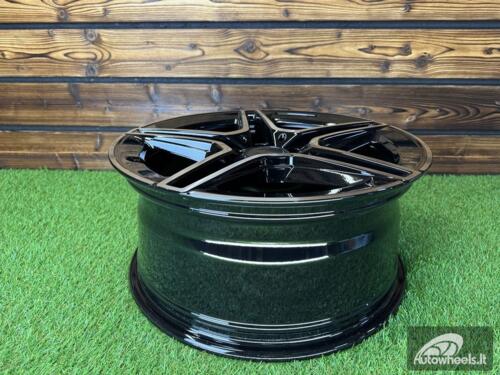 Ratlankis R21x11  5X112  ET  42  66.5  FBX142  (H3067F)  Black Polished (MB)  For MER  (M)  (HYBRID FORGED Rear+Front)
