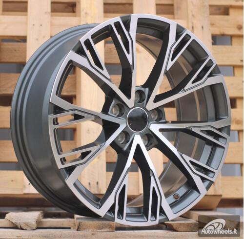 Ratlankis R18x8  5X112  ET  40  66.5  I5170  (H960F)  Grey Polished (MG)  For AUD  (Z3)  (HYBRID FORGED)