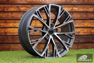 Ratlankis R18x8  5X112  ET  40  66.5  I5170  (H960F)  Grey Polished (MG)  For AUD  (Z3)  (HYBRID FORGED)