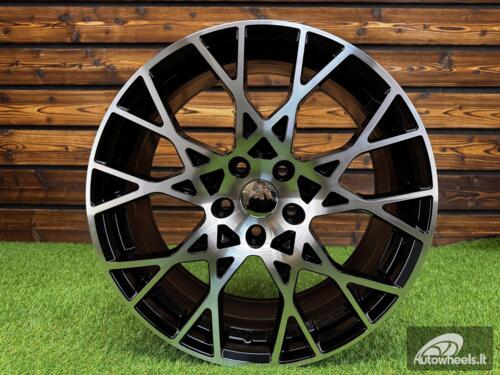 Ratlankis R20x9  5X112  ET  25  66.5  3S1293  (FBX348)  Black Polished (MB)  For AUD  (Z3)  (HYBRID FORGED)