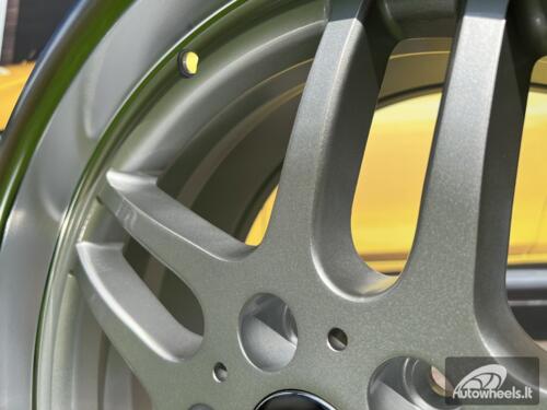 Ratlankis R17x8  5X120  ET  13  74.1  FBX121  (B2055-FF)  Silver+Polished Lip (SP)  For BMW  (Z3)  (HYBRID FORGED Rear+Front)