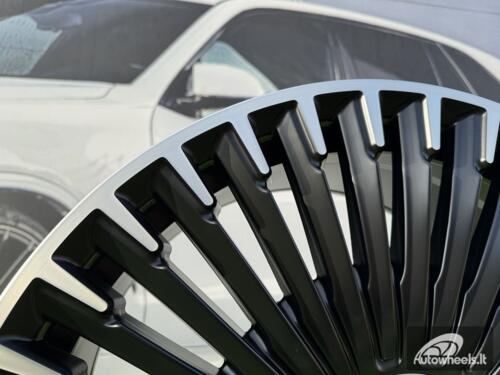 Ratlankis R21x9.5  5X112  ET  30.1  66.6  H3286F  Black Polished Half Matt (MBHM)  For MER  (Z3)  ((EQS SUV X296) HYBRID FORGED)