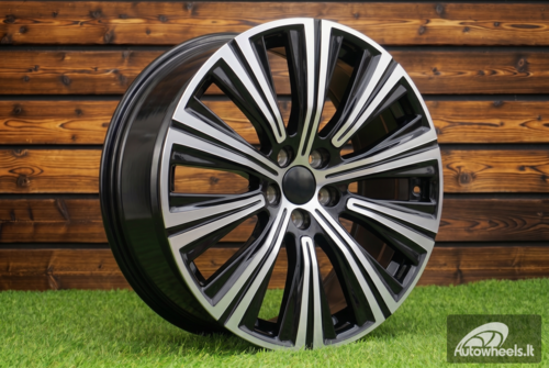 Ratlankis R19x8.5  5X108  ET  47  63.3  H3337F  Black Polished (MB)  For VOLVO  (Z3+M)  (HYBRID FORGED)