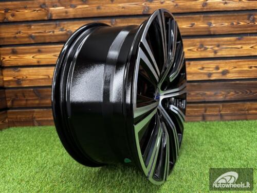 Ratlankis R19x8.5  5X108  ET  47  63.3  H3337F  Black Polished (MB)  For VOLVO  (Z3+M)  (HYBRID FORGED)