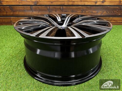 Ratlankis R19x8.5  5X108  ET  47  63.3  H3337F  Black Polished (MB)  For VOLVO  (Z3+M)  (HYBRID FORGED)