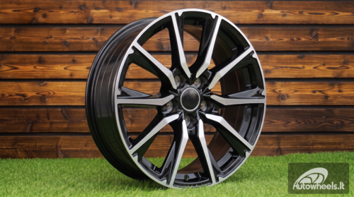 Ratlankis R17x7.5  5X114.3  ET  40  60.1  H3347F  Black Polished (MB)  For TOYOT  (Z3+K7)  (HYBRID FORGED)