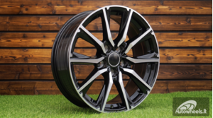 Ratlankis R17x7.5  5X114.3  ET  40  60.1  H3347F  Black Polished (MB)  For TOYOT  (Z3+K7)  (HYBRID FORGED)