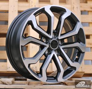 Ratlankis R17x6.5  5X114.3  ET  35  60.1  H3349F  Black Polished (MB)  For TOYOT  (Z3)  (HYBRID FORGED Corolla Cross)