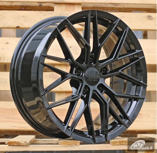 Ratlankis R17x7.5  5X108  ET  40  67.1  HX035  (FBX005)  Black (BL)  For HAXER  (Z3)  (HYBRID FORGED)