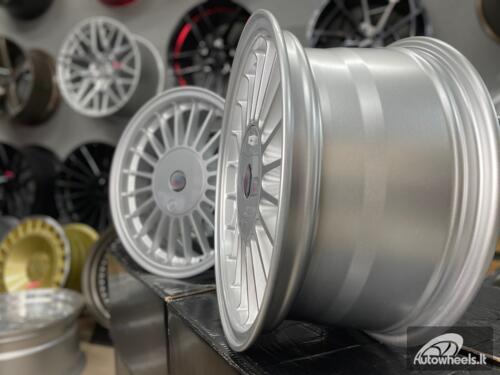 Ratlankis R16x7  4X100  ET  25  57.1  XF090  Silver (SI)  For BMW  (R)  (HYBRID FORGED ALPINA Style)
