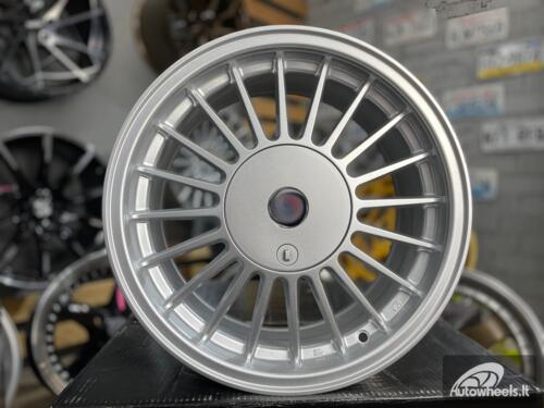 Ratlankis R16x7  4X100  ET  25  57.1  XF090  Silver (SI)  For BMW  (R)  (HYBRID FORGED ALPINA Style)