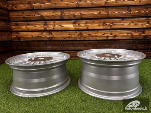 Ratlankis R16x8  4X100  ET  20  57.1  XF090  Silver (SI)  For BMW  (K4+R)  (HYBRID FORGED ALPINA Style)