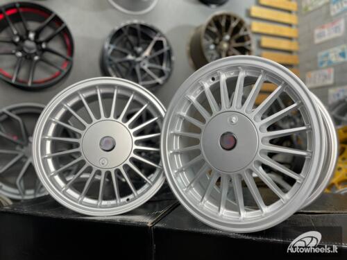 Ratlankis R16x8  4X100  ET  20  57.1  XF090  Silver (SI)  For BMW  (R)  (HYBRID FORGED ALPINA Style)