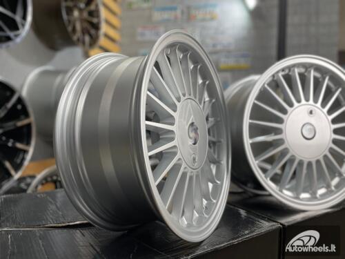 Ratlankis R16x8  4X100  ET  20  57.1  XF090  Silver (SI)  For BMW  (R)  (HYBRID FORGED ALPINA Style)
