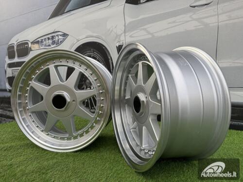Ratlankis R17x7.5  5X112  ET  35  66.6  7905F  Silver+Polished Lip (SP)  For RACIN  (Z3+Z6)  (HARTGE Style)