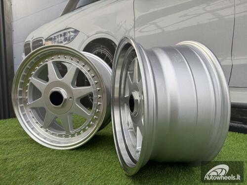Ratlankis R17x7.5  5X112  ET  35  66.6  7905F  Silver+Polished Lip (SP)  For RACIN  (Z3+Z6)  (HARTGE Style)