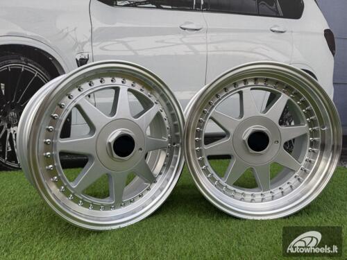 Ratlankis R17x7.5  5X112  ET  35  66.6  7905F  Silver+Polished Lip (SP)  For RACIN  (Z3+Z6)  (HARTGE Style)