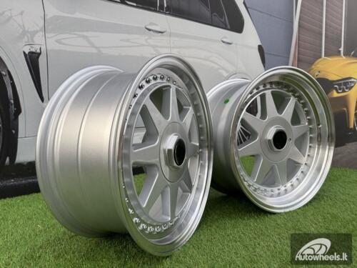 Ratlankis R17x7.5  5X112  ET  35  66.6  7905F  Silver+Polished Lip (SP)  For RACIN  (Z3+Z6)  (HARTGE Style)