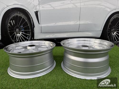 Ratlankis R17x7.5  5X112  ET  35  66.6  7905F  Silver+Polished Lip (SP)  For RACIN  (Z3+Z6)  (HARTGE Style)