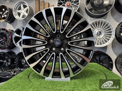 Ratlankis R18x8  5X108  ET  50  63.4  A1340  (INS0181)  Black Polished (MB)  For FORD  (Z3)