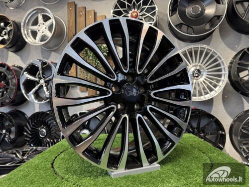 Ratlankis R18x8  5X108  ET  50  63.4  A1340  (INS0181)  Black Polished (MB)  For FORD  (Z3)