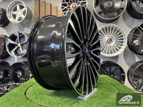 Ratlankis R18x8  5X108  ET  50  63.4  A1340  (INS0181)  Black Polished (MB)  For FORD  (Z3)