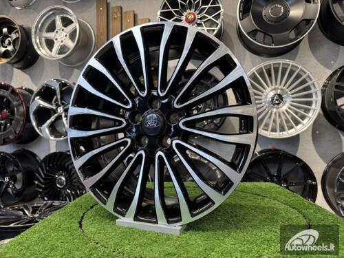 Ratlankis R18x8  5X108  ET  50  63.4  A1340  (INS0181)  Black Polished (MB)  For FORD  (Z3)