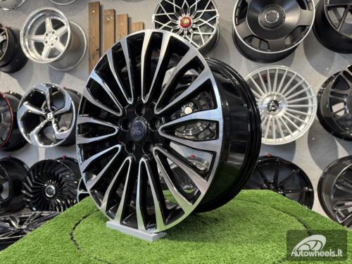 Ratlankis R18x8  5X108  ET  50  63.4  A1340  (INS0181)  Black Polished (MB)  For FORD  (Z3)