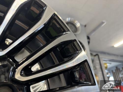 Ratlankis R18x8  5X108  ET  50  63.4  A1340  (INS0181)  Black Polished (MB)  For FORD  (Z3)