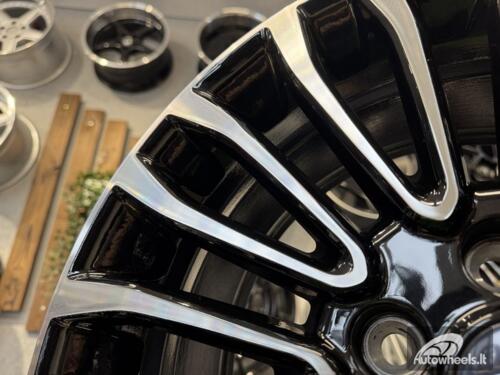 Ratlankis R18x8  5X108  ET  50  63.4  A1340  (INS0181)  Black Polished (MB)  For FORD  (Z3)