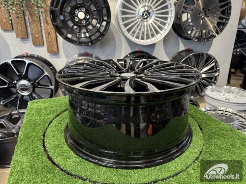 Ratlankis R18x8  5X108  ET  50  63.4  A1340  (INS0181)  Black Polished (MB)  For FORD  (Z3)