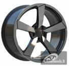 Ratlankis R19x8.5  5X112  ET  40  66.5  F9781  Black Polished (MB)  For AUD  (Z3)  (HYBRID FORGED)