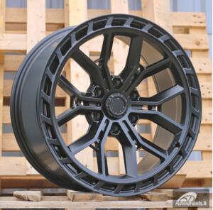 Ratlankis R20x9  6X139.7  ET  15  106.1  FA655  Black Half Matt (BLHM)  For RACIN  (Z2)  (HYBRID FORGED)