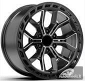 Ratlankis R20x9  6X139.7  ET  15  106.1  FA655  Black Half Matt (BLHM)  For RACIN  (Z3)  (HYBRID FORGED)