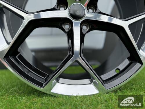 Ratlankis R20x9  5X112  ET  30  66.5  I5598  (FBX112)  Silver Shining+Black (SSBL)  For AUD  (Z5+M)  (HYBRID FORGED)