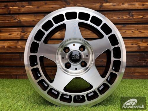 Ratlankis R15x7  4X100  ET  24  57.1  BK927  Black Polished (MB)  For RACIN  (L6)