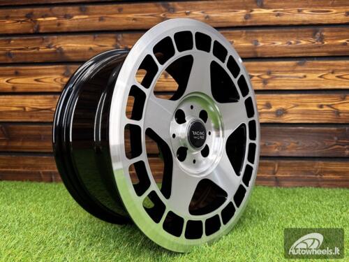 Ratlankis R15x7  4X100  ET  24  57.1  BK927  Black Polished (MB)  For RACIN  (L6)