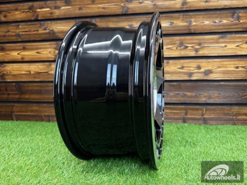 Ratlankis R15x7  4X100  ET  24  57.1  BK927  Black Polished (MB)  For RACIN  (L6)