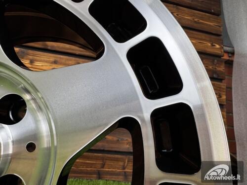 Ratlankis R15x7  4X100  ET  24  57.1  BK927  Black Polished (MB)  For RACIN  (L6)