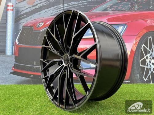 Ratlankis R19x8.5  5X112  ET  40  66.6  HX042  (IN0387)  Black+Tinted Face (BLTF)  For HAXER  (Z3)