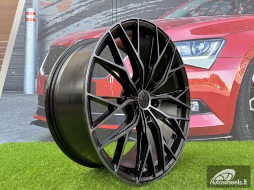 Ratlankis R19x8.5  5X112  ET  40  66.6  HX042  (IN0387)  Black+Tinted Face (BLTF)  For HAXER  (Z3)