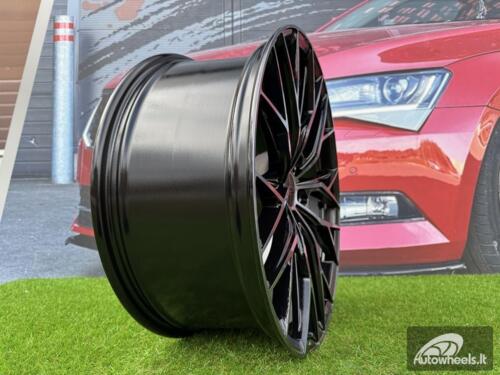 Ratlankis R19x8.5  5X112  ET  40  66.6  HX042  (IN0387)  Black+Tinted Face (BLTF)  For HAXER  (Z3)