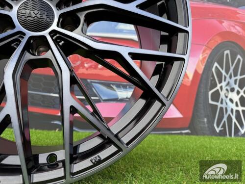 Ratlankis R19x8.5  5X112  ET  40  66.6  HX042  (IN0387)  Black+Tinted Face (BLTF)  For HAXER  (Z3)