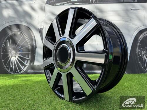 Ratlankis Quanto Sprinter style 16X6.5J 6X130 ET54 84.1 Black with Diamond Cut