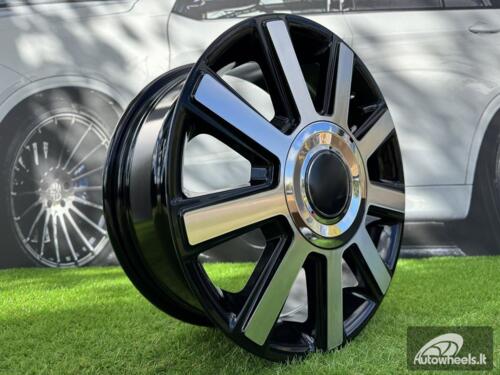 Ratlankis Quanto Sprinter style 16X6.5J 6X130 ET54 84.1 Black with Diamond Cut