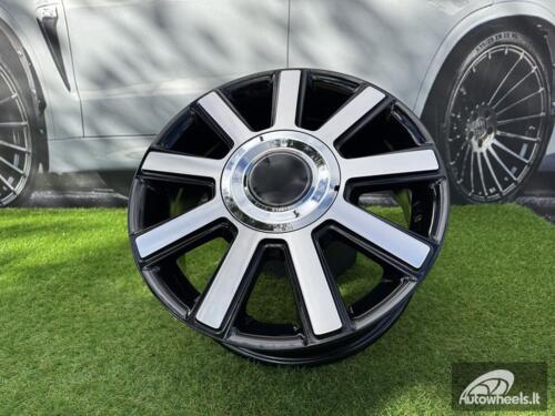 Ratlankis Quanto Sprinter style 16X6.5J 6X130 ET54 84.1 Black with Diamond Cut