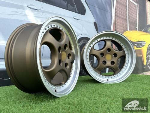 Ratlankis Porsche 964 Turbo Speedline Style R18X8J 5X130 ET50 71.6 Bronze with Diamond Cut Lip