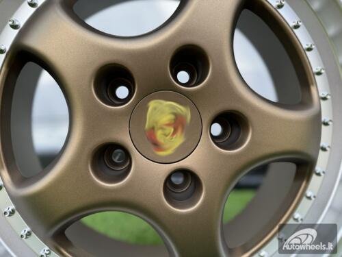 Ratlankis Porsche 964 Turbo Speedline Style R18X8J 5X130 ET50 71.6 Bronze with Diamond Cut Lip