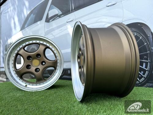 Ratlankis Porsche 964 Turbo Speedline Style R18X9.5J 5X130 ET50 71.6 Bronze with Diamond Cut Lip